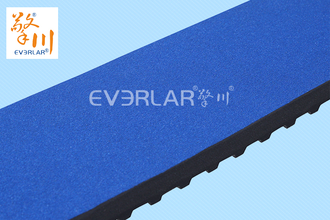 擎川everlar定制橡膠同步帶加藍色泡棉夾瓶機貼標(biāo)機傳動帶