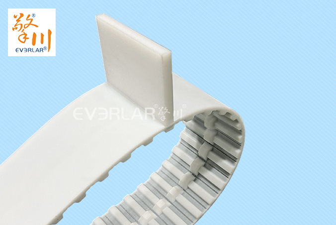 PU同步帶加擋塊耐磨耐油食品級行業(yè)聚氨酯傳動(dòng)帶廠家定制