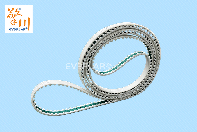 PU同步帶加PU膠綠布打孔開(kāi)槽精準(zhǔn)傳動(dòng)防滑包裝機(jī)械聚氨酯工業(yè)皮帶定制